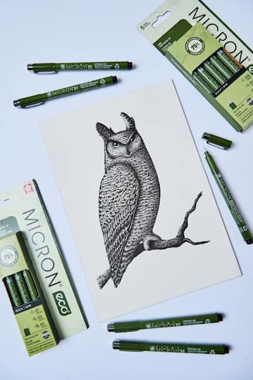 Pigma® Micron® Eco 5 Black Pens Set